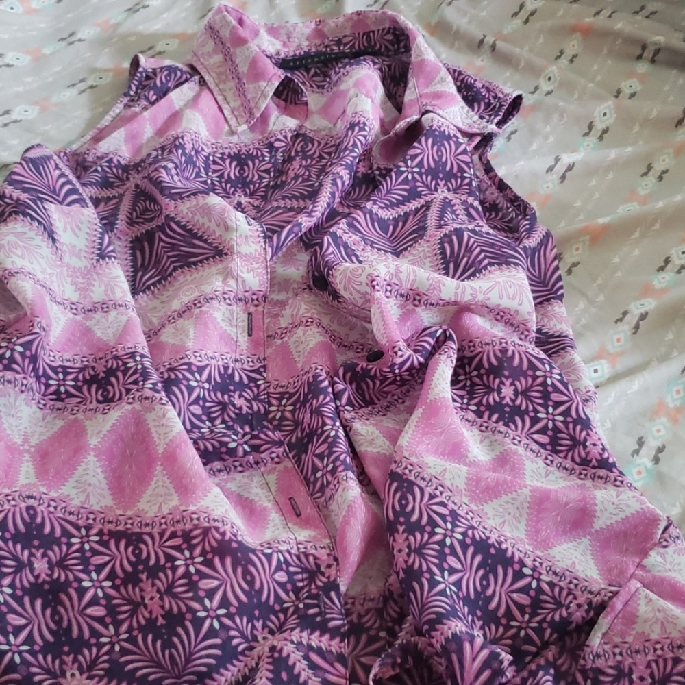 Button up sheet t shirt